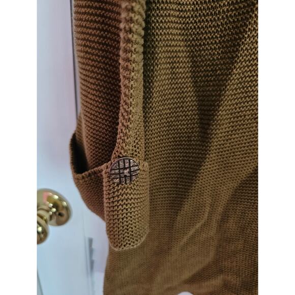 HABITAT HIGH LOW COWL NECK TUNIC SWEATER GOLD BROWN LADIES MEDI - Picture 3 of 5